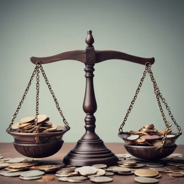 An image of a scale where the weights of assets and liabilities are balanced. Suddenly, contingent liabilities cause the side with liabilities to tip, emphasizing their impact on financial statements.