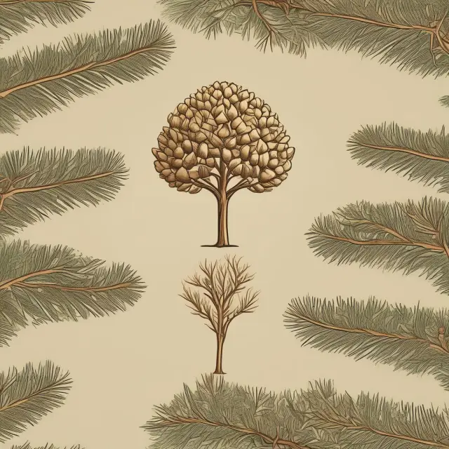 A golden acorn growing into a towering tree, symbolizing the long-term growth potential of investments through continuous compounding