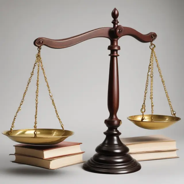 Two books symbolizing contra accounts balance on a scale, representing netting and preserving historical costs
