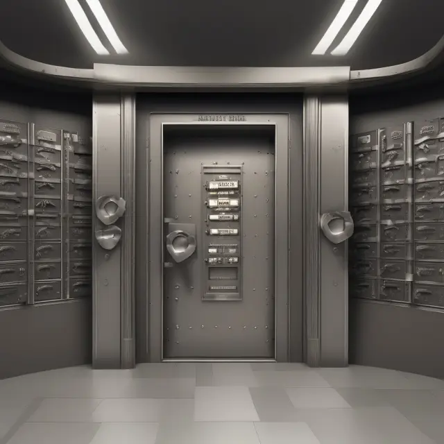 Bank vault containing loans, non-cash assets, and other forms of capital investments, symbolizing various ways to contribute to a company