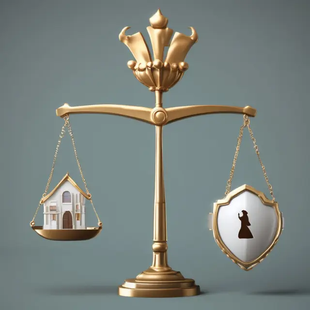 Two home loan types - Conventional with a golden crown symbolizing stricter eligibility requirements, and FHA with a shield representing more lenient criteria, compared side by side.