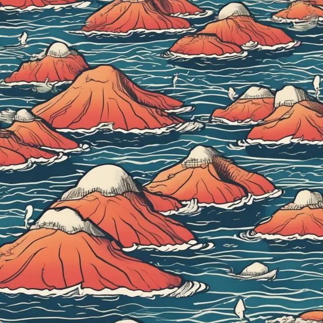 An image depicting bond portfolios sailing through interest rate seas with some bonds offering positive convexity, which helps protect against rate fluctuations and minimize potential losses.
