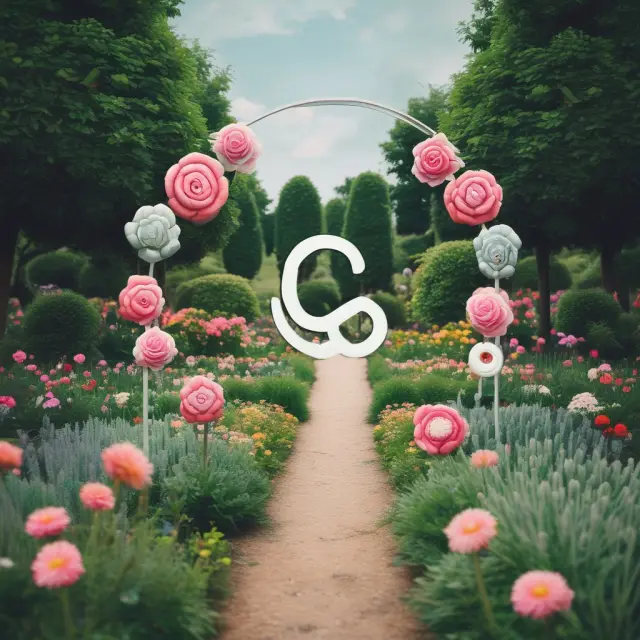 An image of a flourishing garden filled with copyright symbols representing the protection and growth of creative works