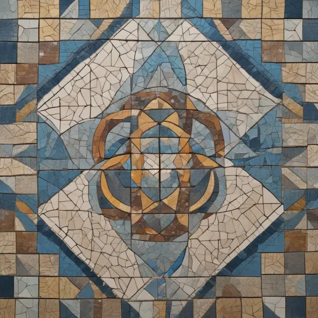 Mosaic showcasing values, beliefs, and behaviors forming a cohesive corporate culture