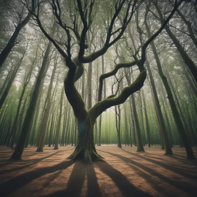 An image of a tree evolving from a seed to a large tree with branches symbolizing the various levels in a corporate hierarchy