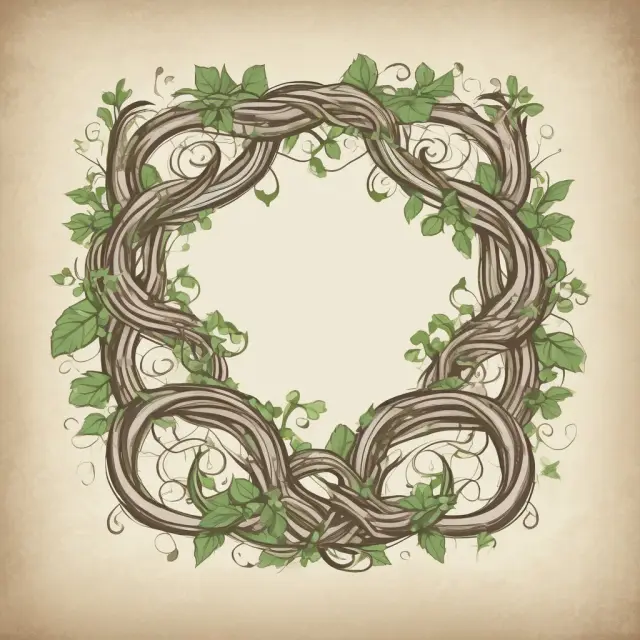 Bonds represented by a sturdy vine offering stability, while stocks symbolized by a more volatile vine, both growing together towards wealth creation