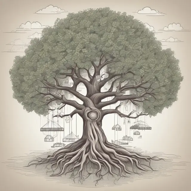 A lawyer, representing stability and growth, creates a corporate charter amidst a flourishing regulatory environment