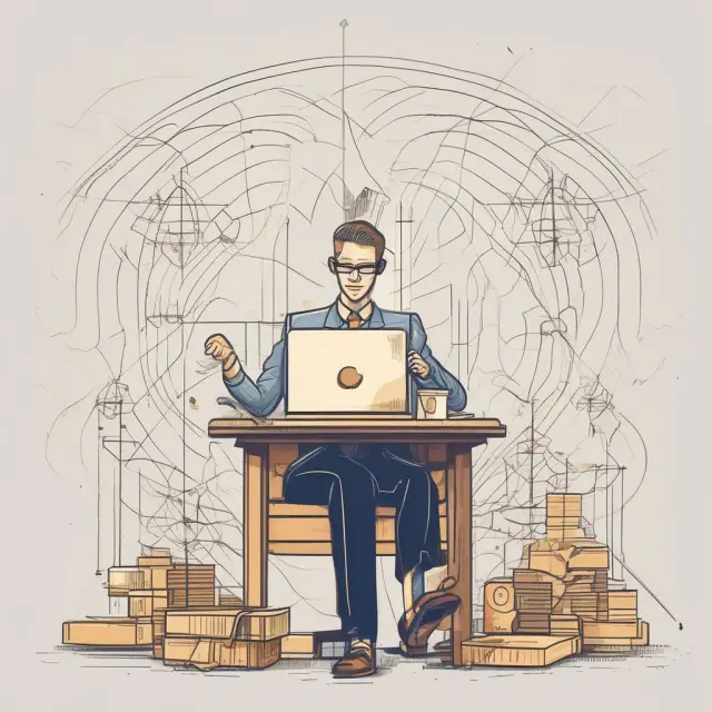 CFO skillfully managing a corporation