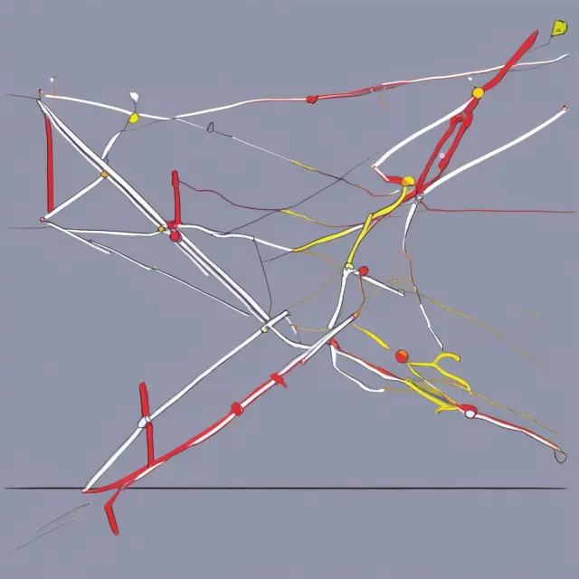 Two dancers performing a delicate dance: one demonstrating correlation, the other grappling with causation and nonlinearity.