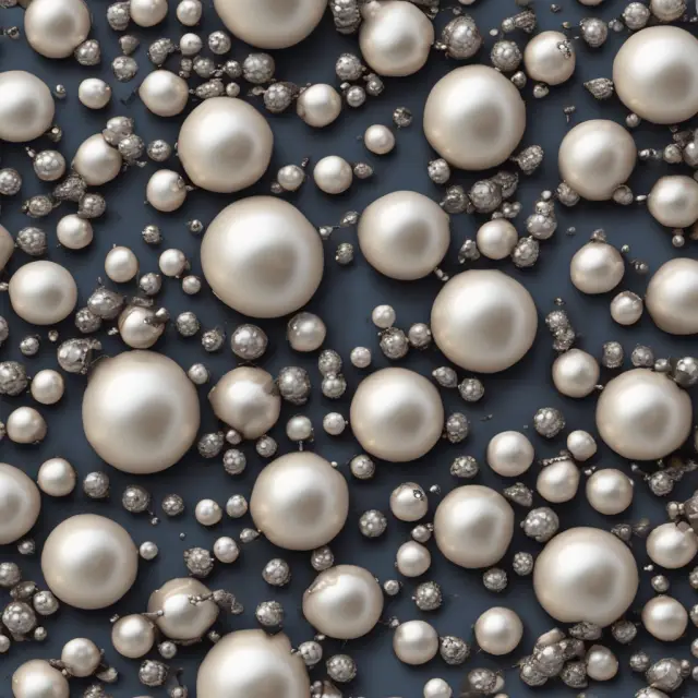 A scatter plot of dancing pearls representing correlation coefficients on a nonlinear plane.