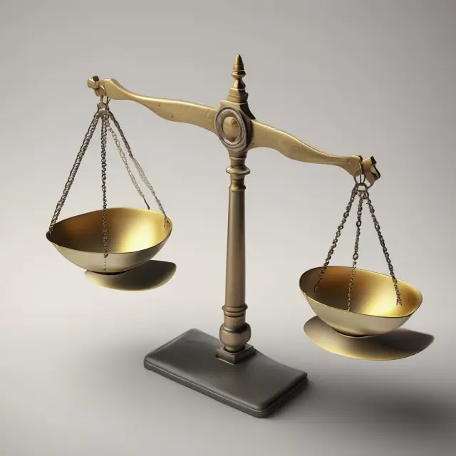 An image of a balance scale, with the 