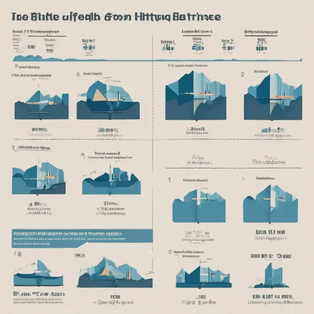 A river representing costs of capital flows through different industry landscapes, showcasing steady (low) and volatile (high) sectors