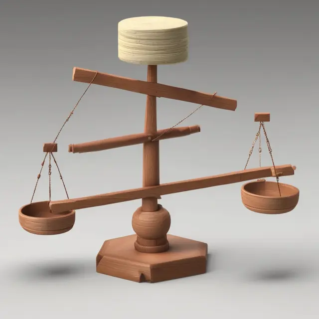 An image of a teeter-totter representing the balance between creditworthiness and debt duration, with collateral anchoring it in place