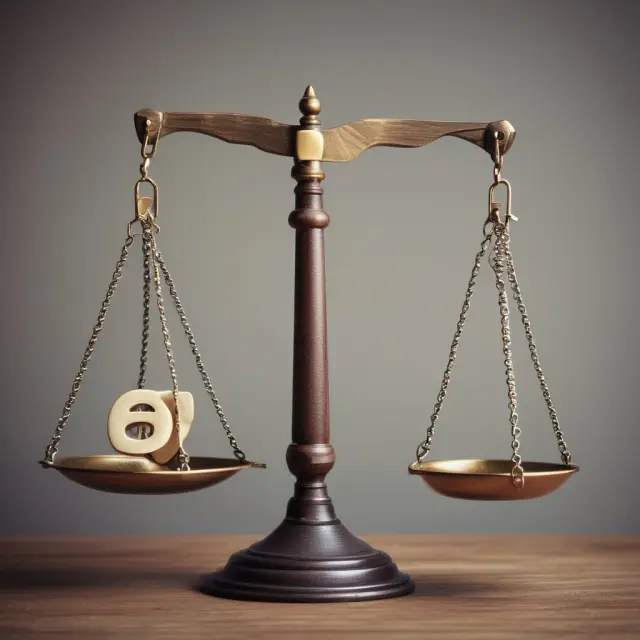 Two scales balance the costs: cost of equity and cost of capital