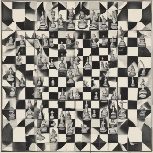 A six-piece set on a chessboard: retail trader, market maker, liquidity trader, technical trader, momentum trader, and arbitrageur