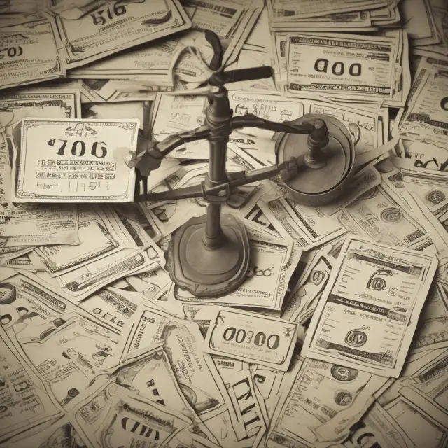 Visualizing the concept of coupon rates: A balance of varying coupons symbolizes different annual interest payments.