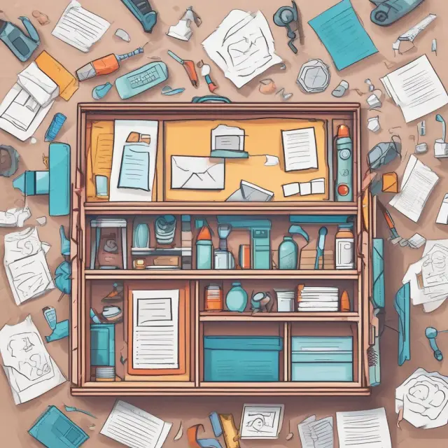 Image of a well-stocked toolbox containing templates, writing software, and industry-specific resources, symbolizing the tools available to craft an effective cover letter.