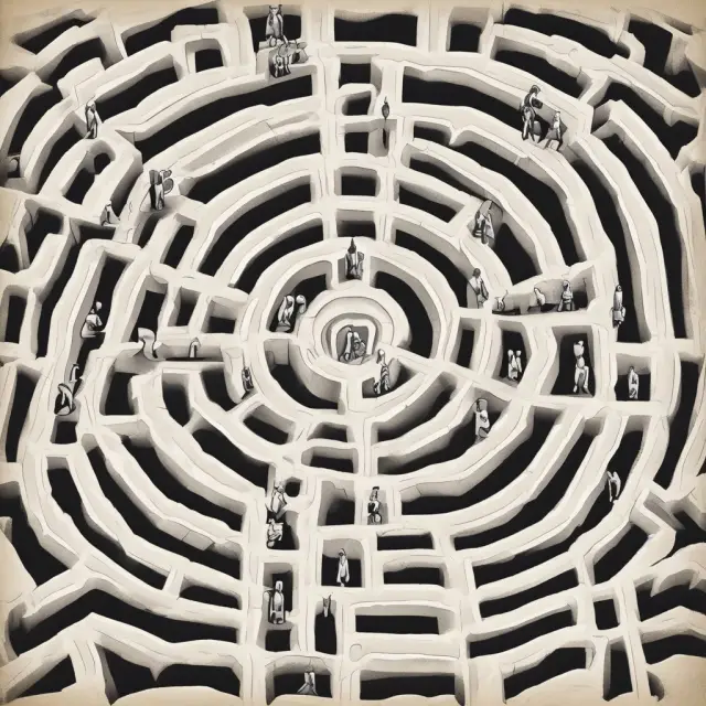 CPA navigating a maze of career opportunities in public accounting, corporate accounting, government, and executive positions