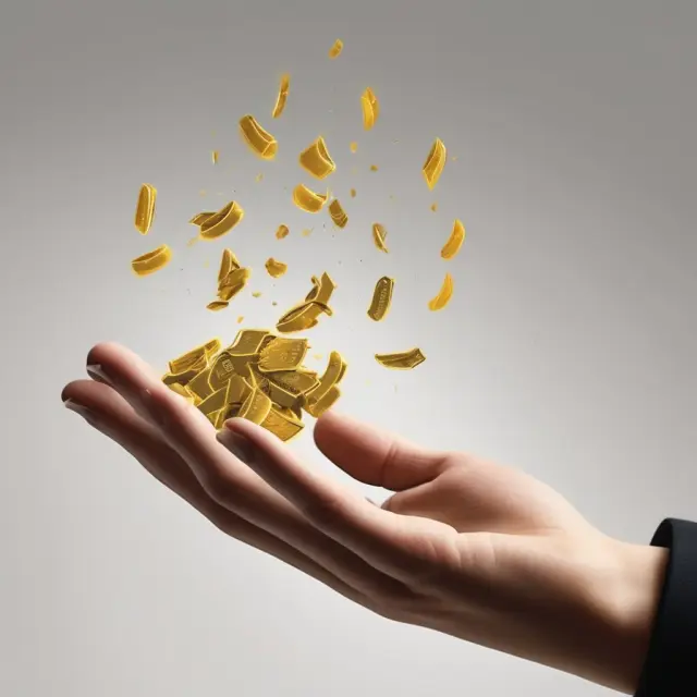 Publisher and Advertiser shaking hands over a pile of golden clicks representing CPC ad revenues