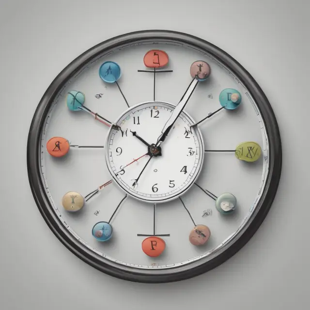 An antique clock with each tick symbolizing a click in the cost-per-click advertising model