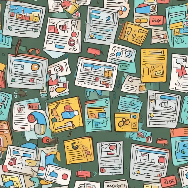 Google AdSense faces off with Amazon Advertising, Media.net, Infolinks, and Bidvertiser in a metaphorical marketplace landscape representing their unique offerings