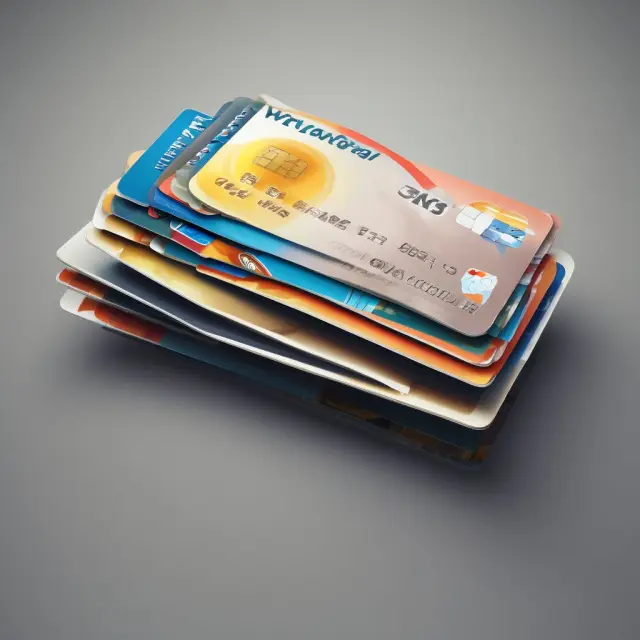 A credit card with a dynamic balance, illustrating the process of payments and updates