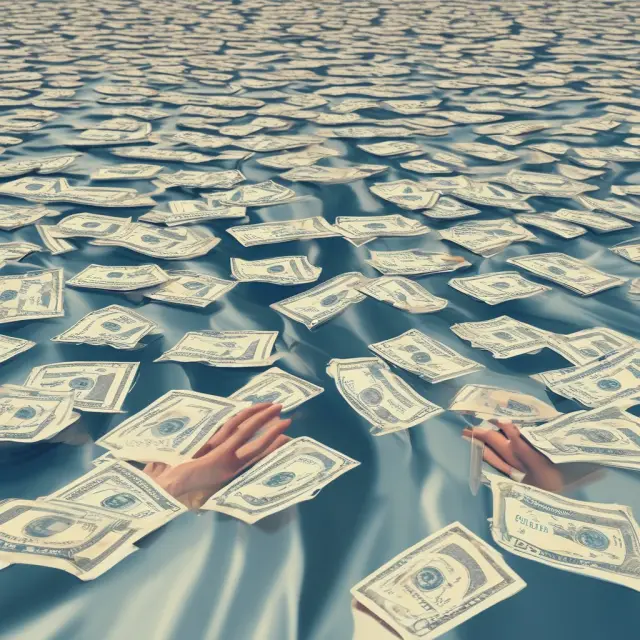 Image of a virtual river carrying stolen credit card data, emphasizing the importance of credit card security