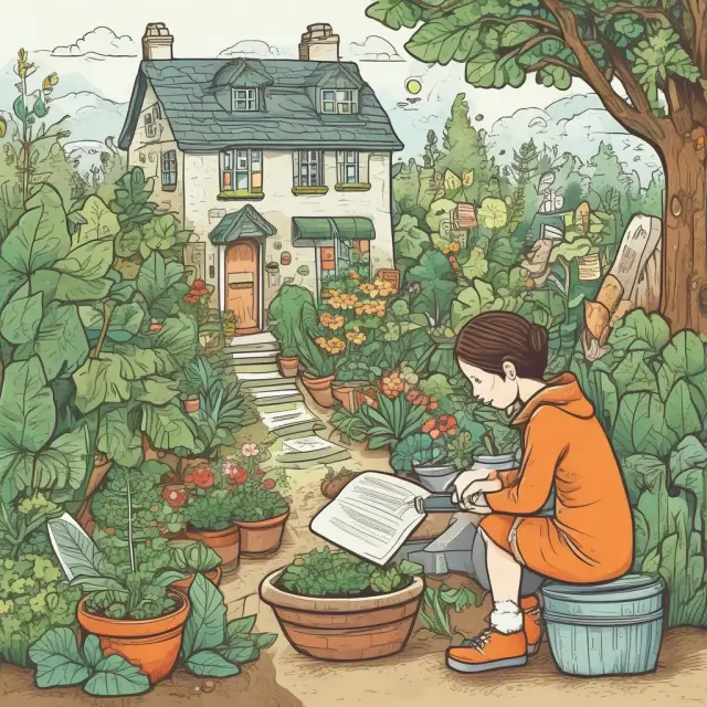 An image of a lush garden illustrating the growth and nurturing of credit scores through responsible financial habits. Keywords: credit score, financial habits.