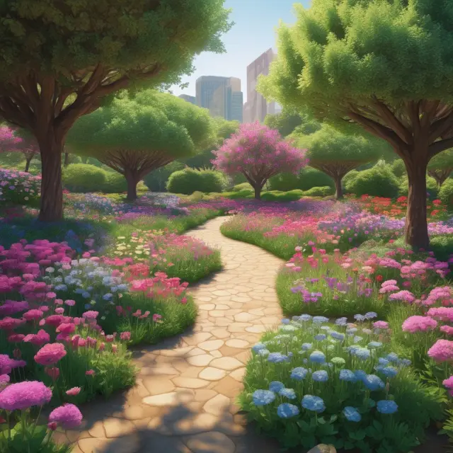 Garden filled with various bond indexes representing high yield, investment grade debt, mortgage-backed securities, tax-exempt municipal bonds, and government bonds