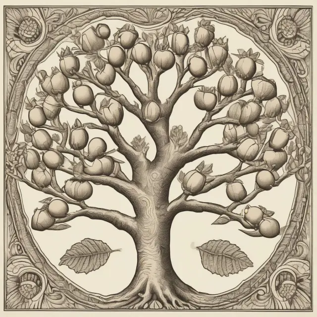 A golden tree with acorns forming hands, illustrating the collective growth of the credit union community and its members