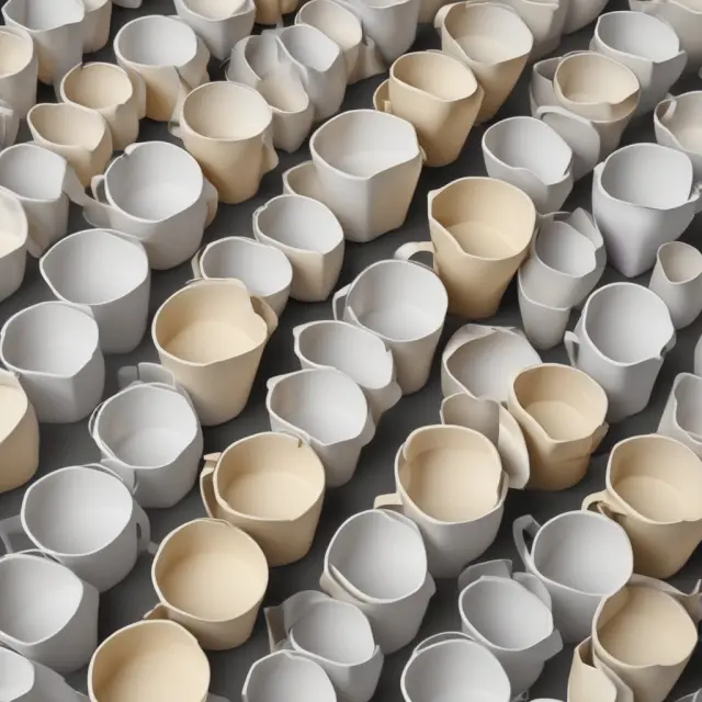 Two cups interconnected, symbolizing Cross Elasticity of Demand; one cup represents a product