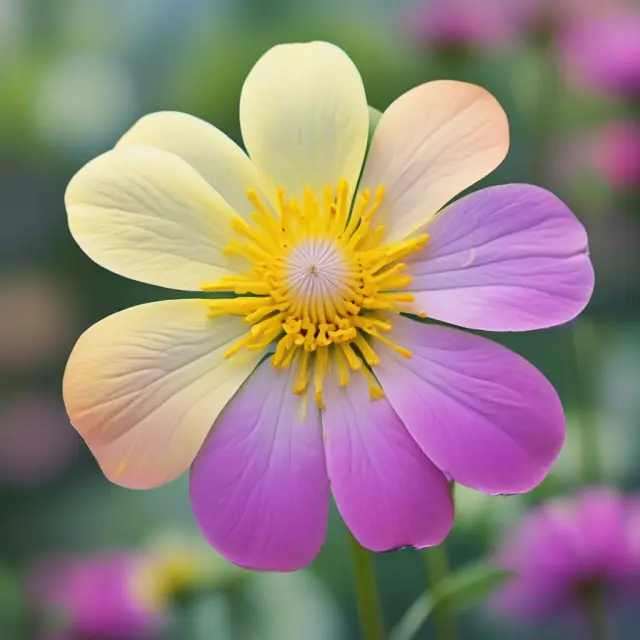 A five-petaled flower representing the various types of crypto tokens: reward, utility, security, governance, and asset tokens.