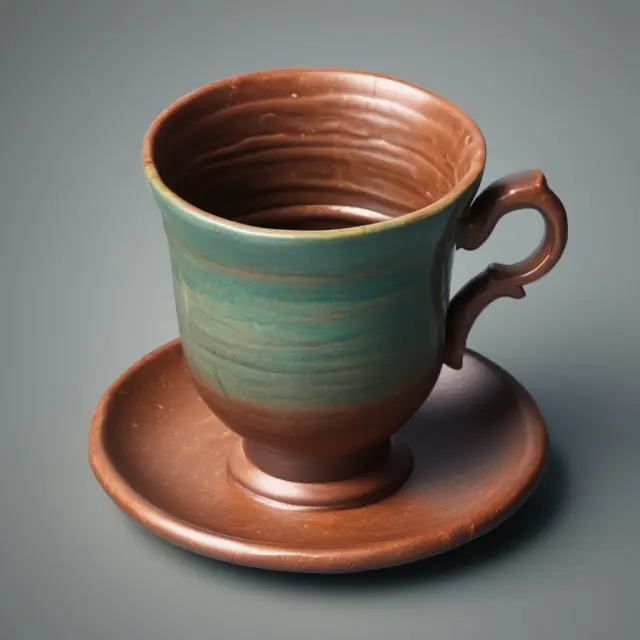 Image: A deep cup with a shallow handle symbolizing potential false signals in a cup and handle pattern