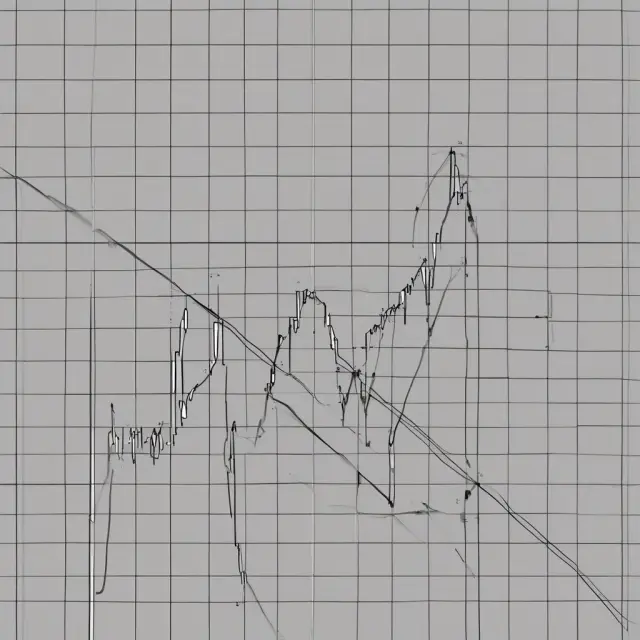 Graph showing support and resistance levels intersecting with a cup and handle pattern, illustrating their importance for optimizing trades.