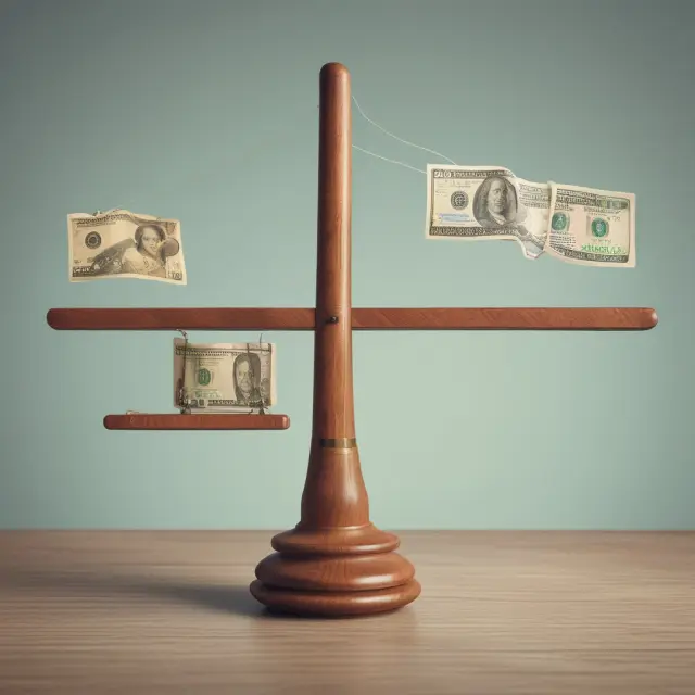 Seesaw illustrating currency pegs