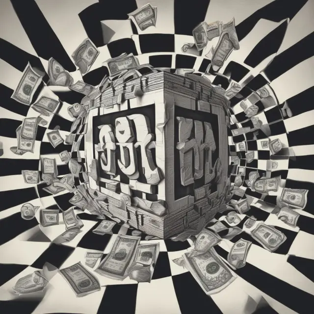 Central banks, depicted as chess masters, manipulating interest rates to influence carry trades on a global currency market