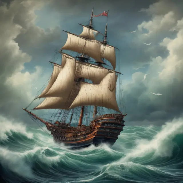 A sailboat navigates through challenging waters symbolizing regulatory changes and the transition from LIBOR to SOFR in currency swaps.