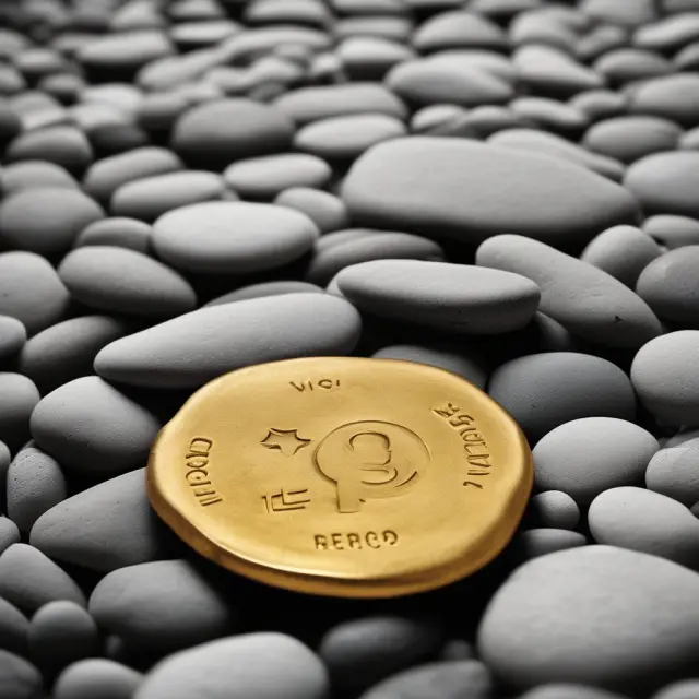 Golden scale with TechCo represented by a golden weight compared to a tarnished scale with HardwareCo and industry averages