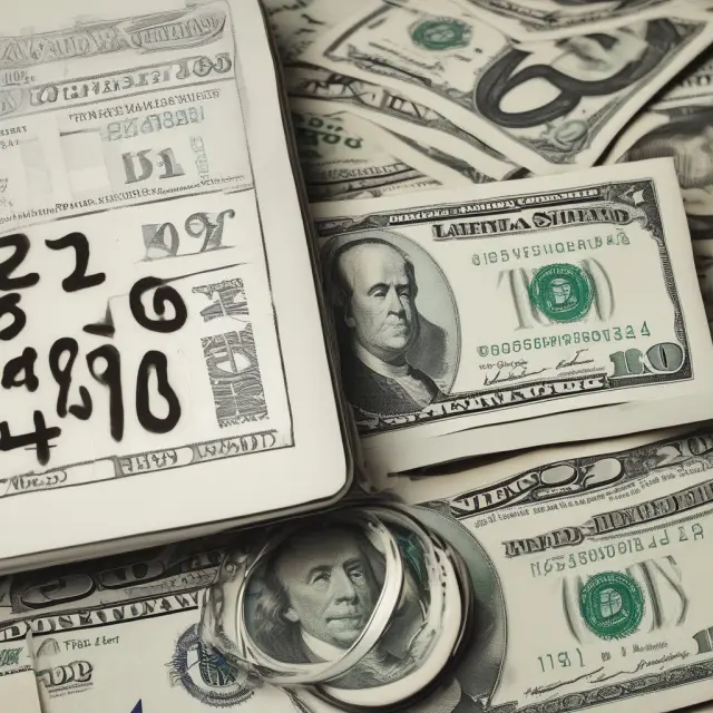 A CUSIP number illuminating a stack of financial records, symbolizing the critical role it plays in tax reporting for investors.