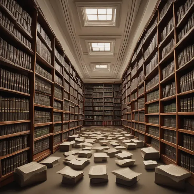 A well-organized library showcases numerous open books labeled with CUSIP numbers, ensuring easy access to essential financial data