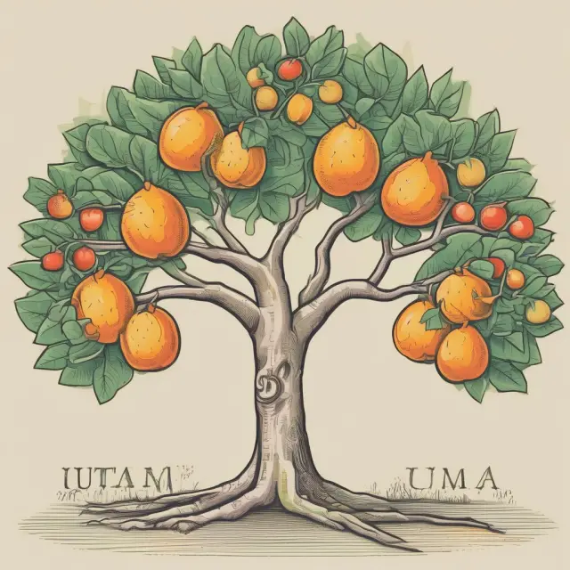 Image of a tree with UGMA and UTMA fruits, illustrating the differences between both types of custodial accounts