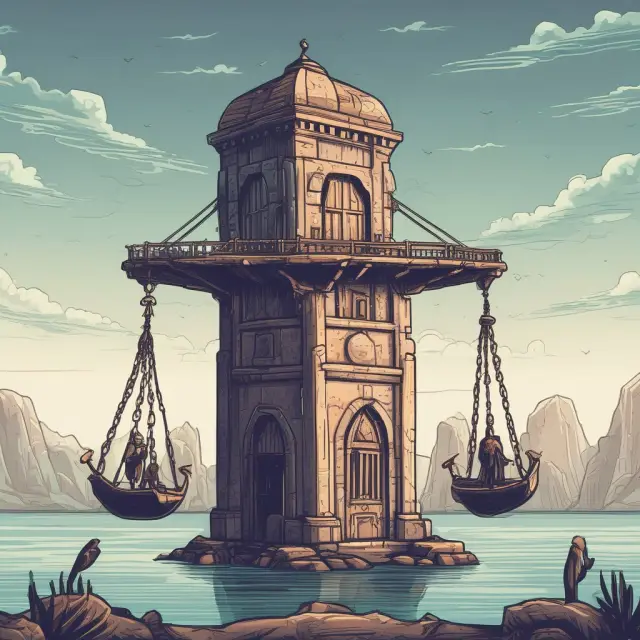 A stable anchor secures a bridge linking investors to custodian banks, symbolizing trust and security in financial transactions