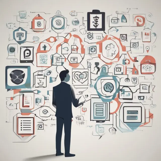 An intricate mosaic of customer memories, stored in a centralized database of CRM software