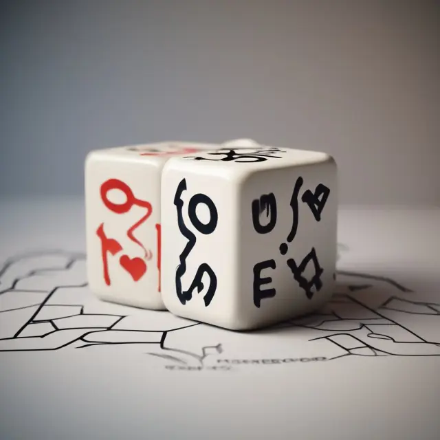 Image of two dice symbolizing Contingent Value Rights (CVRs) and options, representing their role in the financial world