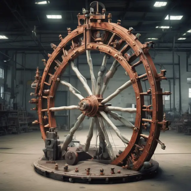 An economic pendulum swinging between expansion and contraction phases illustrates the importance of understanding business cycles in cyclical industries.
