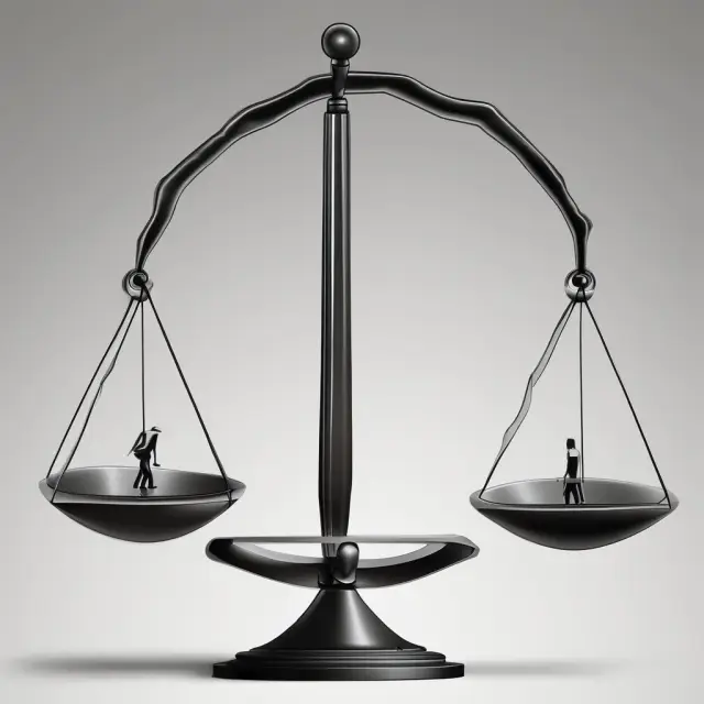 Image of a swinging pendulum illustrating the cyclical nature of unemployment rates and economic fluctuations