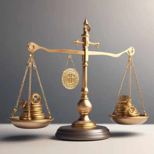 A balanced scale represents successful advertising campaign evaluation with key performance indicators (KPIs) and the DAGMAR model working together.