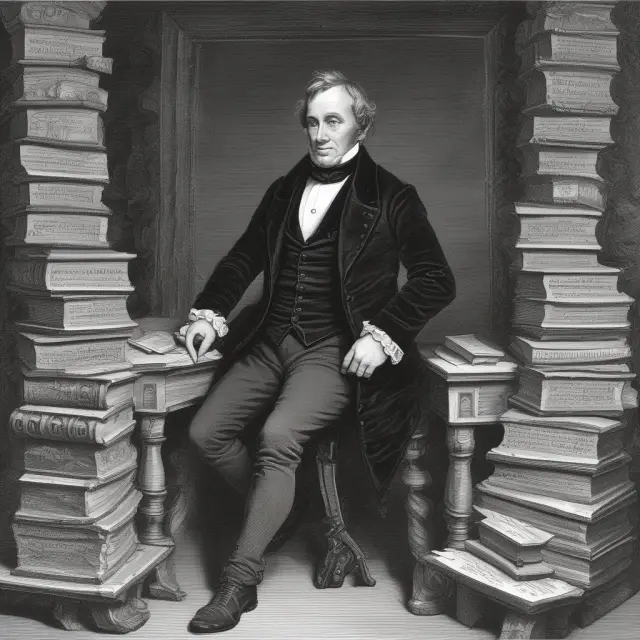 A torches-lit table displaying David Ricardo