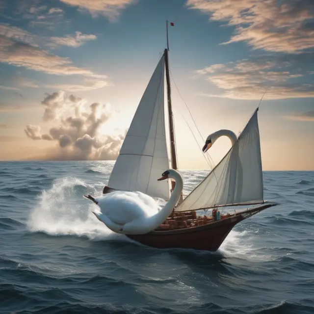 The International Swap Dealers Association (ISDA) navigating a vast sea filled with various financial instruments, establishing standardized practices for day-count conventions.