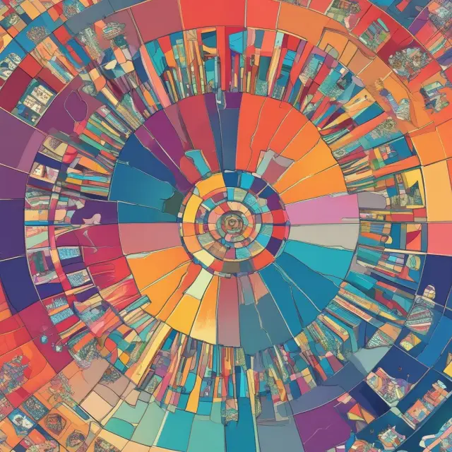 Industry sectors in a kaleidoscopic view with varying Days Sales of Inventory (DSI) values